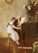 george bernard shaw Young lady to accept fees from her piano teacher Spain oil painting artist